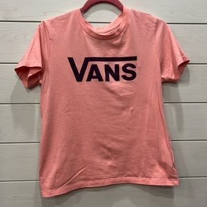 Women’s Vans Short Sleeve Crop Tee  size M